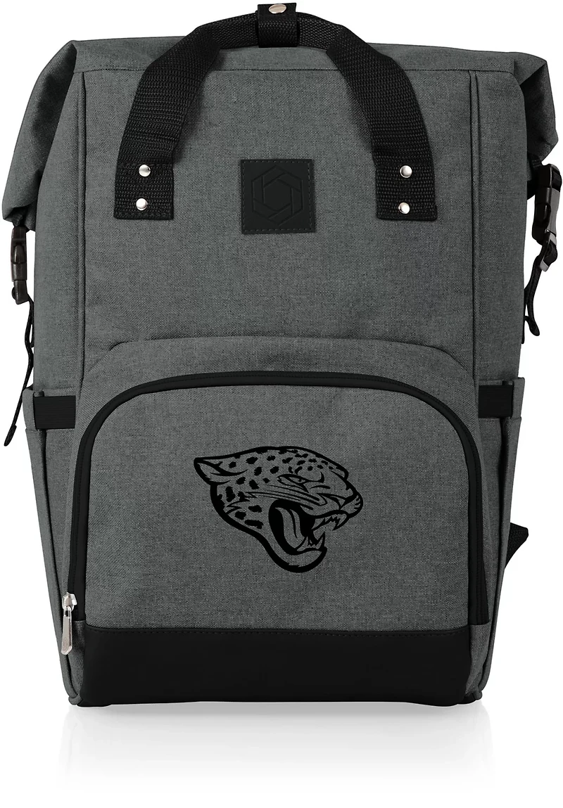 Picnic Time Jacksonville Jaguars On The Go Roll-Top Cooler Backpack