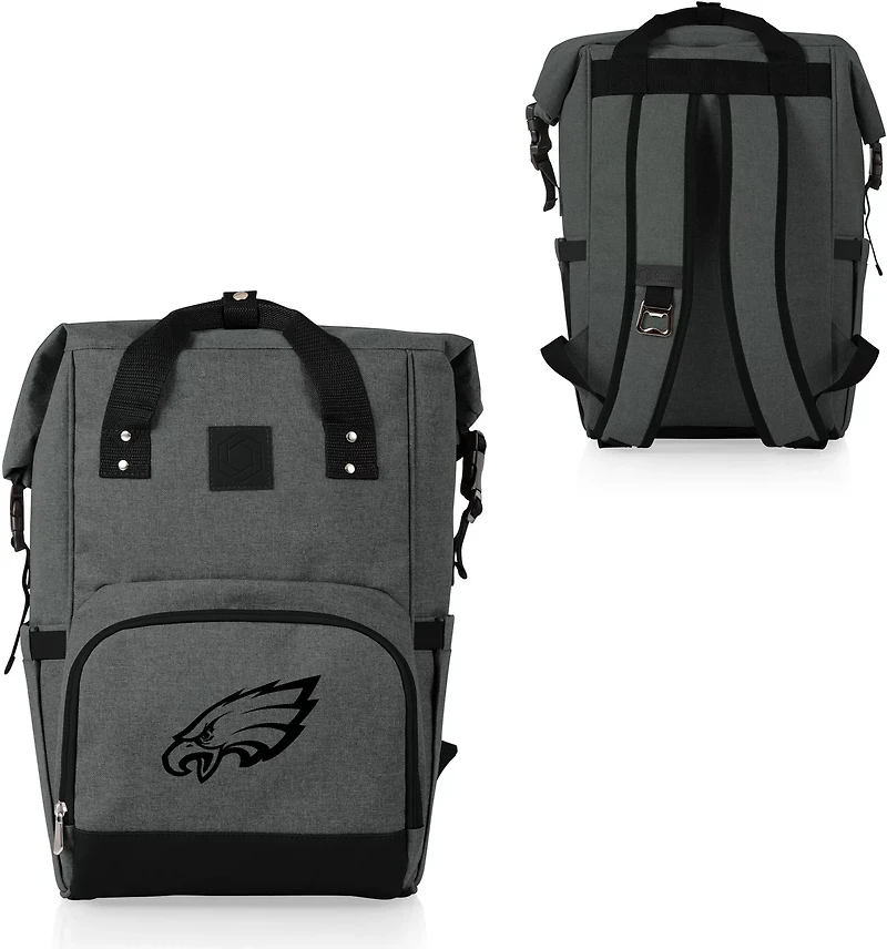 Picnic Time Philadelphia Eagles On The Go Roll-Top Cooler Backpack