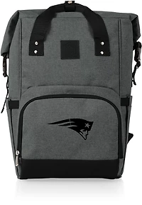 Picnic Time New England Patriots On The Go Roll-Top Cooler Backpack