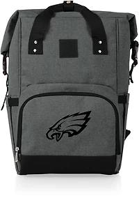 Picnic Time Philadelphia Eagles On The Go Roll-Top Cooler Backpack
