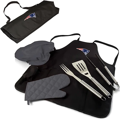 Picnic Time New England Patriots BBQ Apron Tote Pro Grill Set