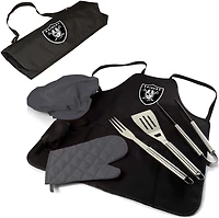 Picnic Time Oakland Raiders BBQ Apron Tote Pro Grill Set