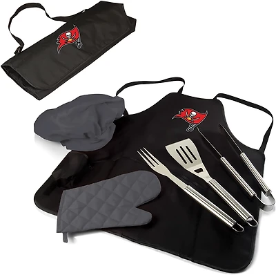 Picnic Time Tampa Bay Buccaneers BBQ Apron Tote Pro Grill Set