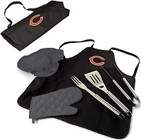 Picnic Time Chicago Bears BBQ Apron Tote Pro Grill Set