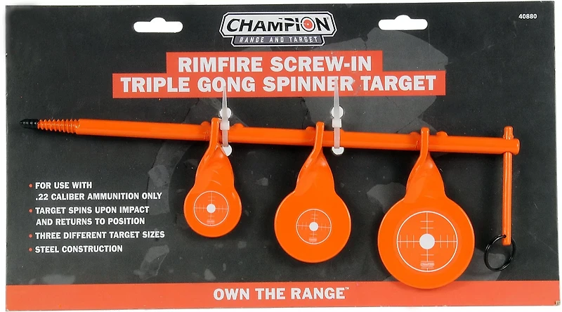 Champion Rimfire Tree Triple Spinner Target