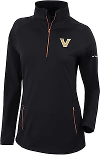 Columbia Sportswear Women’s Vanderbilt University Omni-WICK Outward Nine 1/4-Zip Shirt