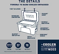 YETI Tundra 75 Cooler