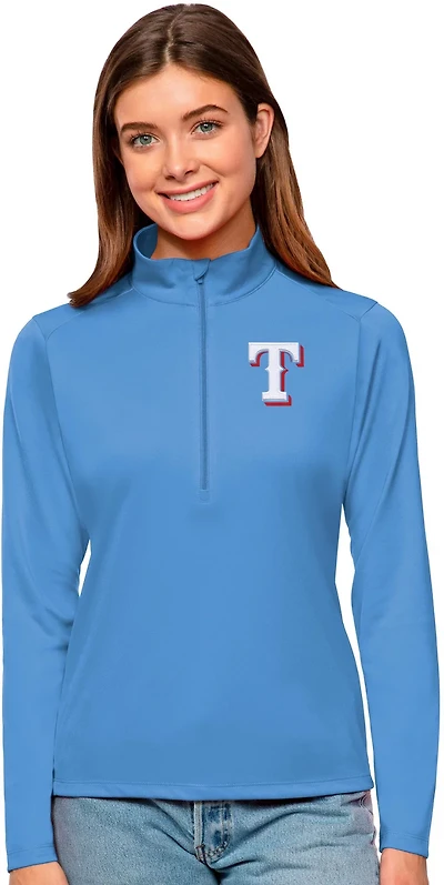 Antigua Women's Texas Rangers Tribute Pullover