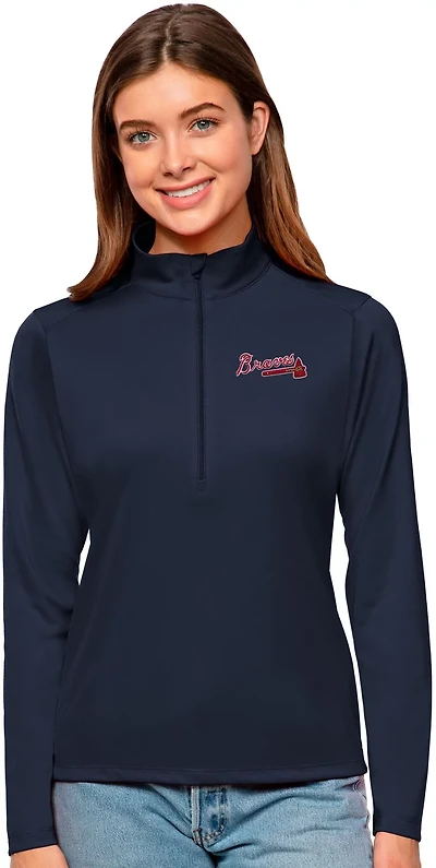 Antigua Women's Atlanta Braves Tribute Pullover
