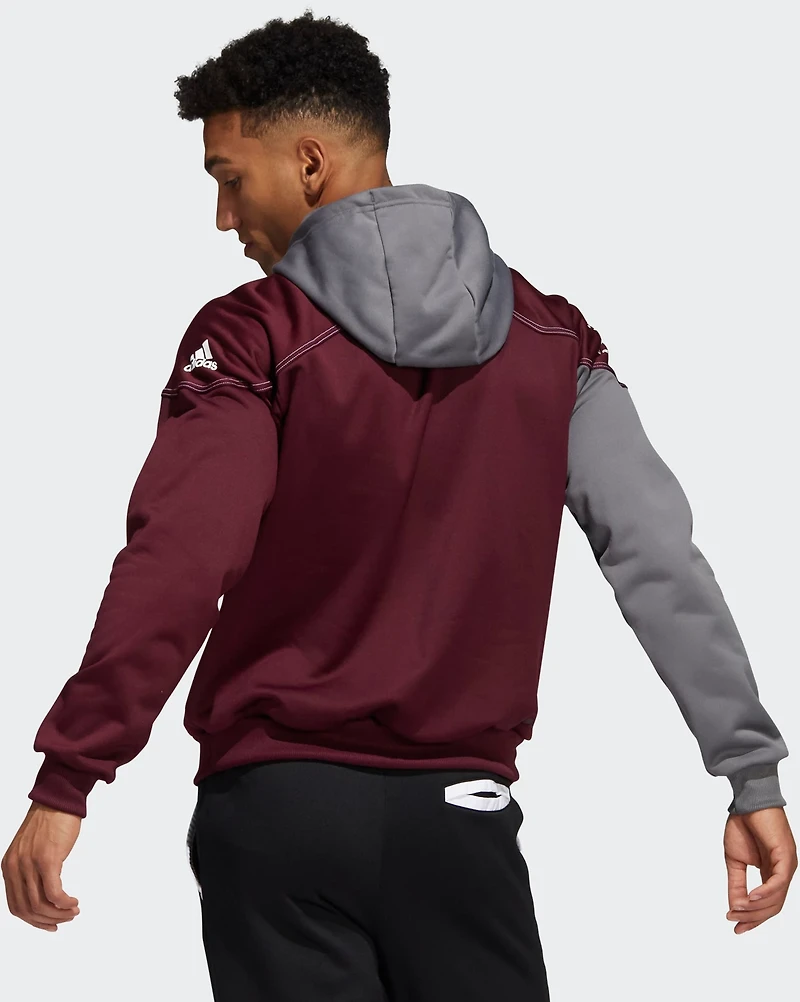 adidas Men's Texas A&M University Stadium Pullover Hoodie