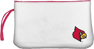 Logo Brands University of Louisville Clear Wristlet