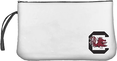 Logo Brands University of South Carolina Clear Wristlet