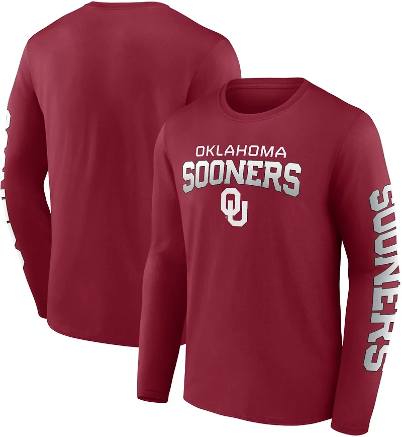 Fanatics Men's University of Oklahoma Anyone's Game Graphic Long Sleeve T-shirt
