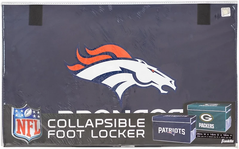 Franklin Denver Broncos Collapsible Storage Footlocker Bin