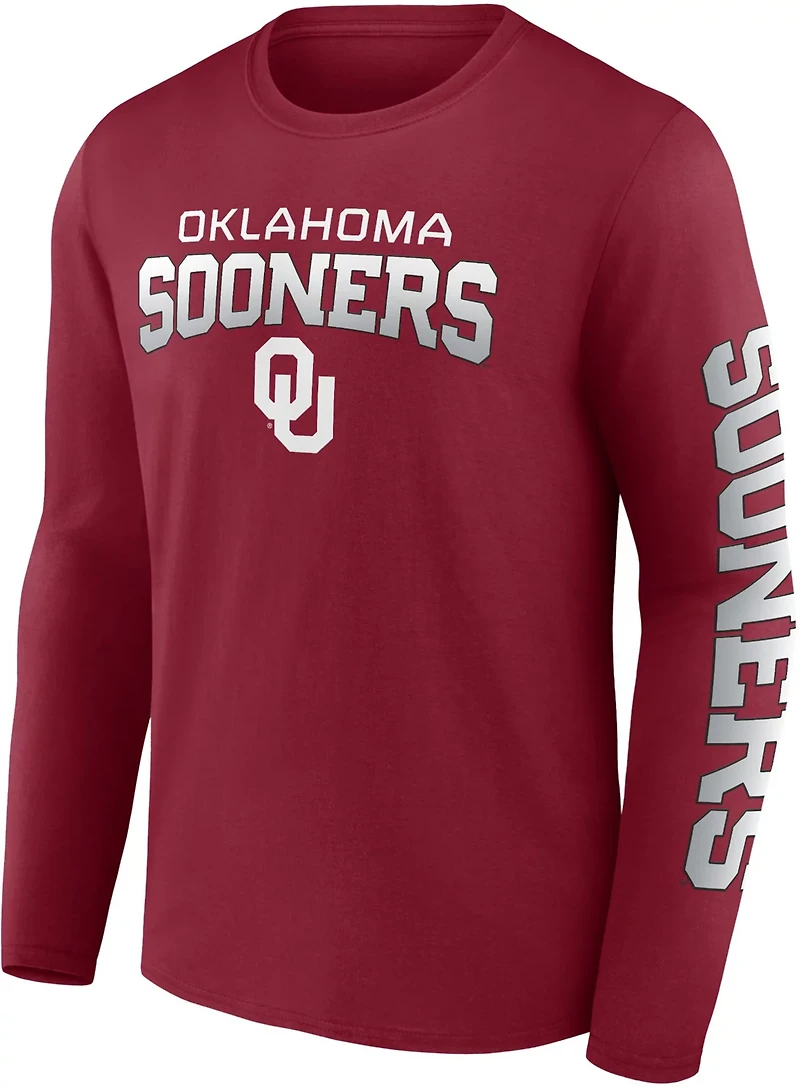 Fanatics Men's University of Oklahoma Anyone's Game Graphic Long Sleeve T-shirt