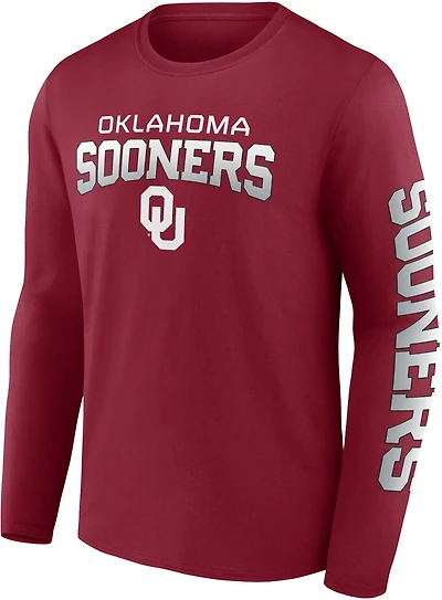 Fanatics Men's University of Oklahoma Anyone's Game Graphic Long Sleeve T-shirt