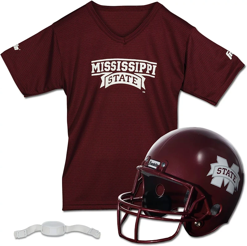 Franklin Youth Mississippi State University Football Helmet and Jersey Uniform Set