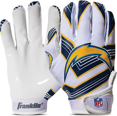Franklin Los Angeles Chargers Youth NFL Football Receiver Gloves