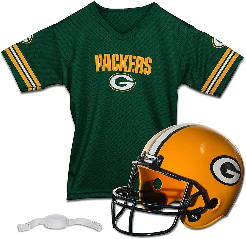 Franklin Youth Green Bay Packers Helmet and Jersey Set