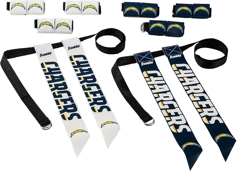 Franklin San Diego Chargers 8-Player Flag Football Set