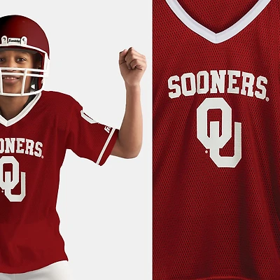Franklin Youth University of Oklahoma Football Helmet and Jersey Uniform Set