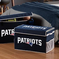 Franklin New England Patriots Collapsible Storage Footlocker Bin