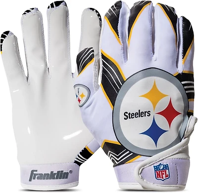 Franklin Pittsburgh Steelers Youth NFL Football Receiver Gloves
