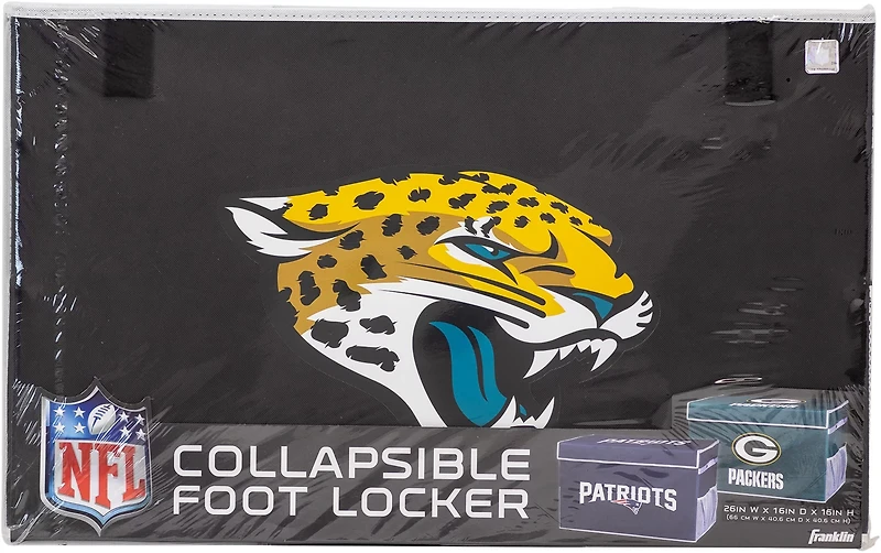 Franklin Jacksonville Jaguars Collapsible Storage Footlocker Bin
