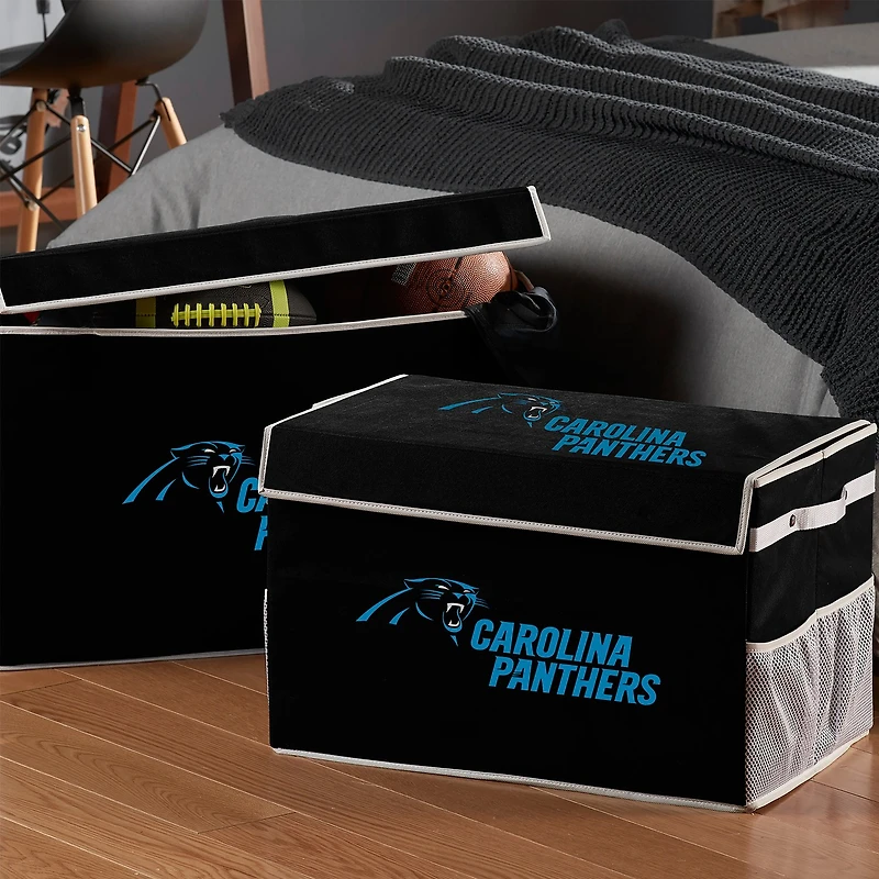 Franklin Carolina Panthers Collapsible Storage Footlocker Bin