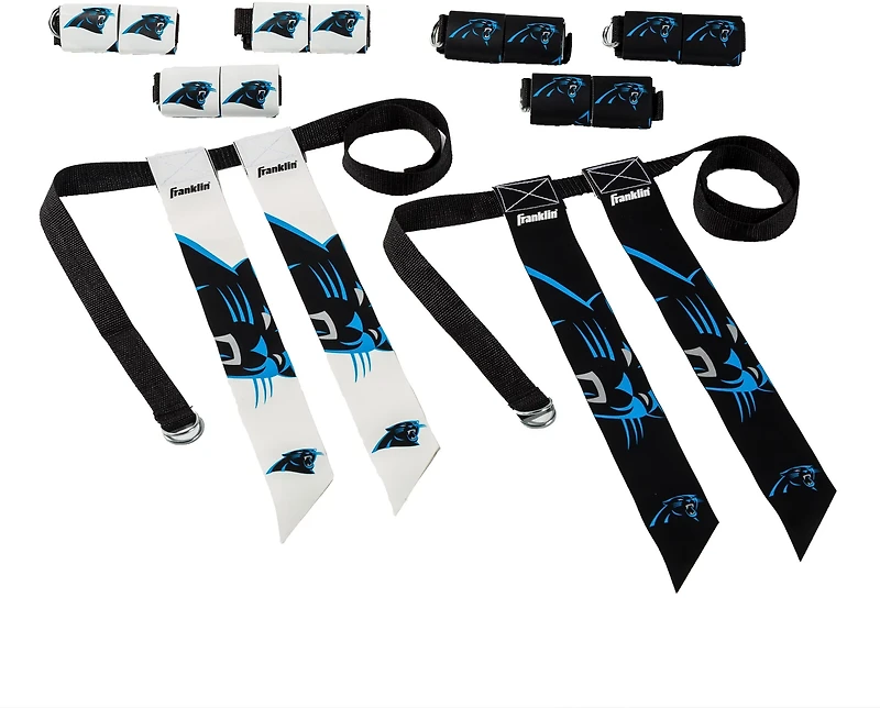 Franklin Carolina Panthers 8-Player Flag Football Set