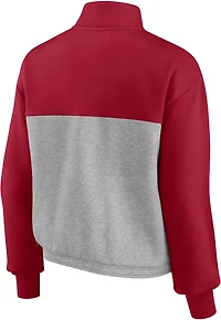 Fanatics Women's University of Oklahoma Sideline to Cropped 1/4-Zip Pullover