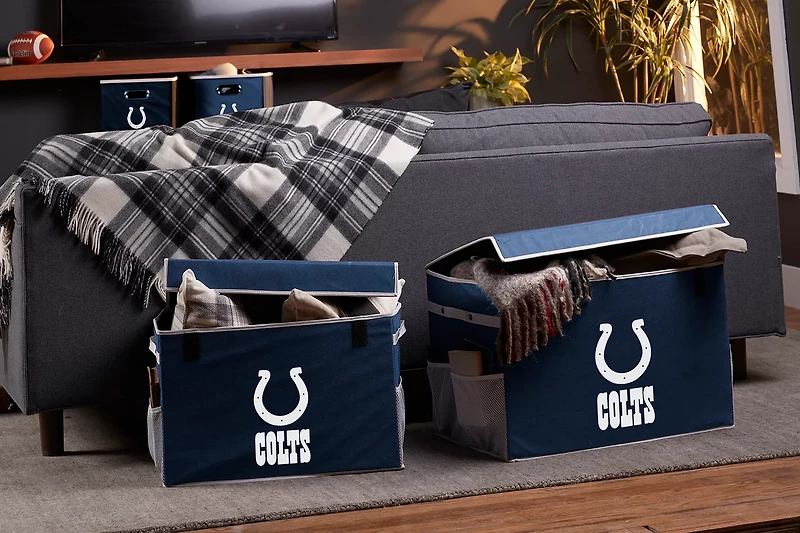 Franklin Indianapolis Colts Collapsible Storage Footlocker Bin