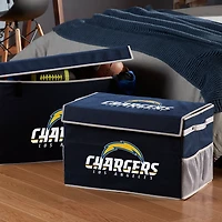 Franklin Los Angeles Chargers Collapsible Storage Footlocker Bin