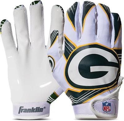 Franklin Youth Green Bay Packers NFL Football Receiver Gloves