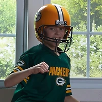 Franklin Youth Green Bay Packers Helmet and Jersey Set