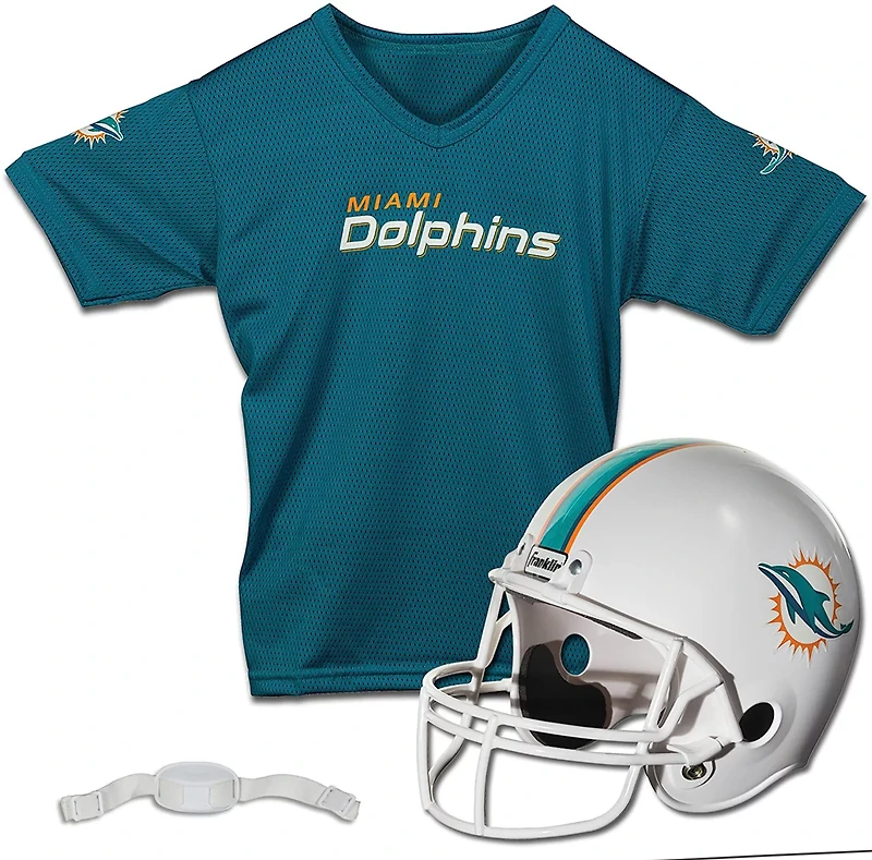 Franklin Youth Miami Dolphins Helmet and Jersey Set