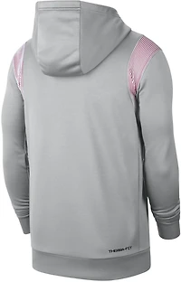 Nike Men's University of Oklahoma Therma-FIT Pullover Fleece Hoodie