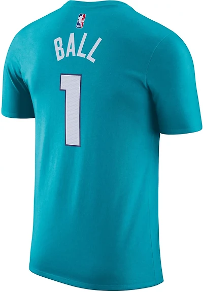 Nike Men's Charlotte Hornets LaMelo Ball #2 Essential N&N T-shirt