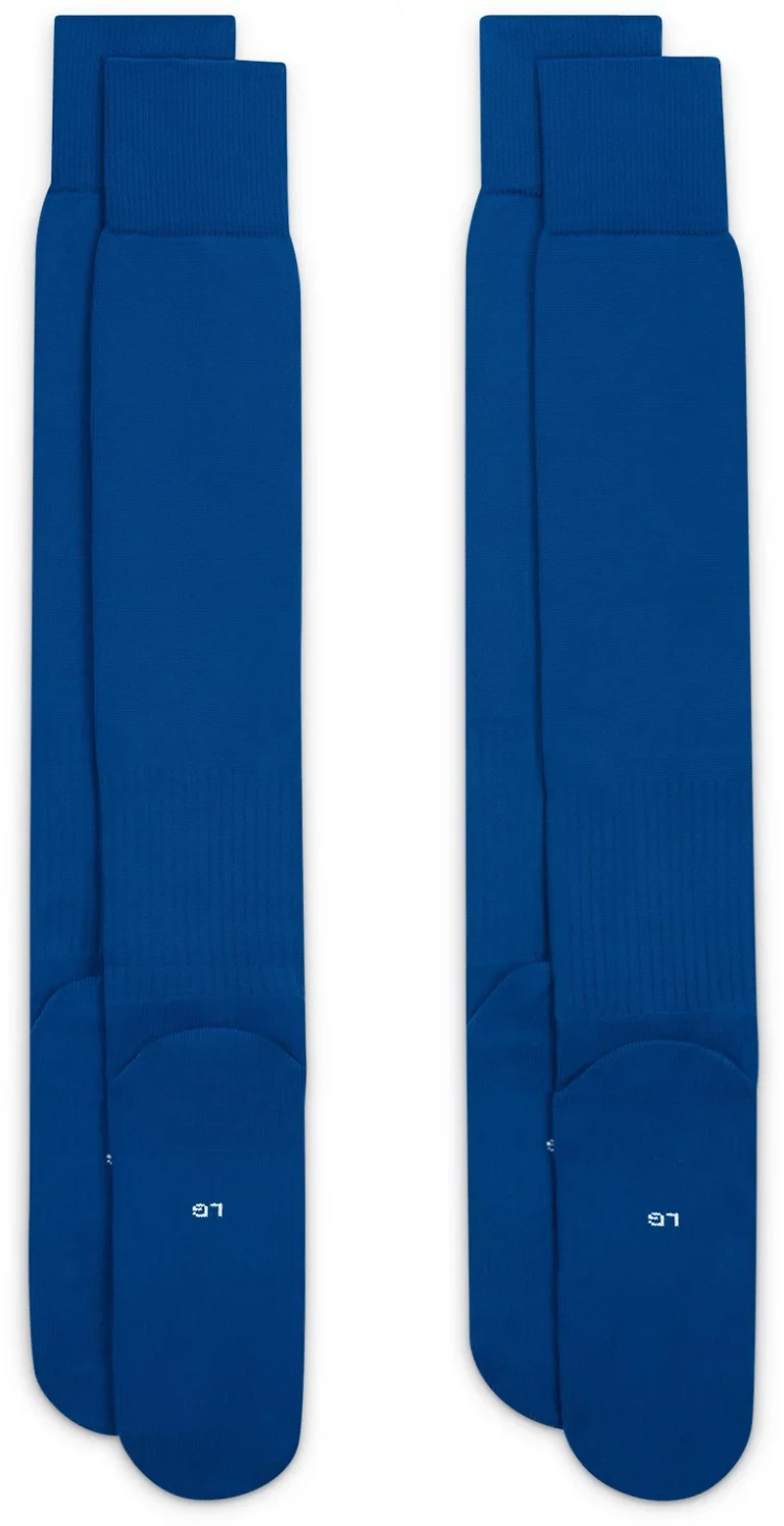 Nike Adults' Team Over The Calf Socks 2-Pack