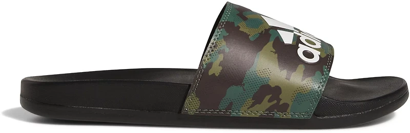 adidas Men's Adilette Comfort Print Slides