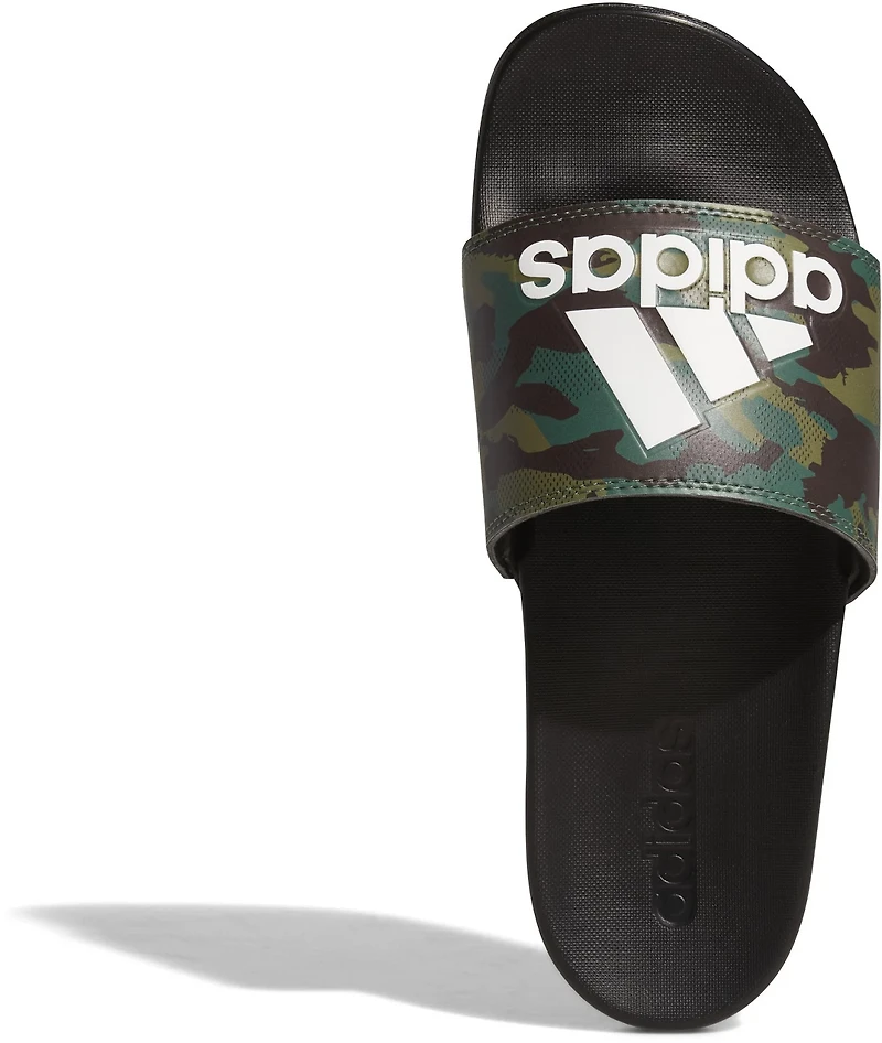 adidas Men's Adilette Comfort Print Slides