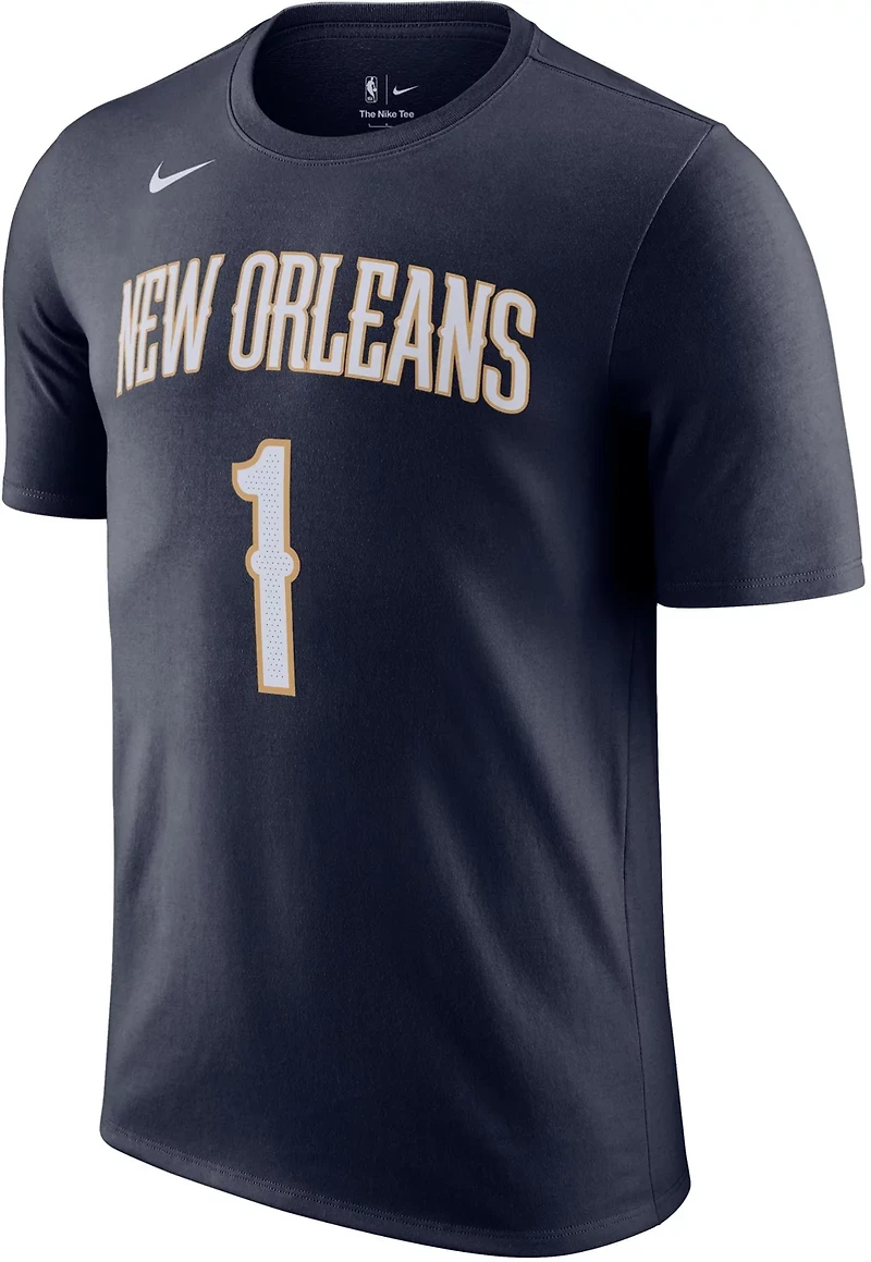 Nike Men's New Orleans Pelicans Zion Williamson #1 Essential N&N T-shirt