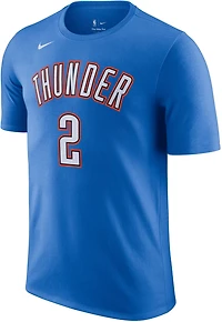 Nike Men's Oklahoma City Thunder Shai Gilgeous-Alexander #2 Essential N&N T-shirt