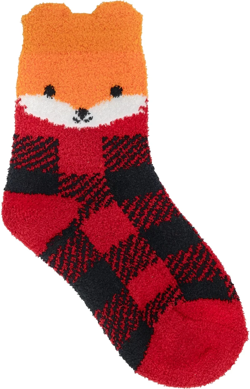 Magellan Youth Buffalo Check Fox Socks