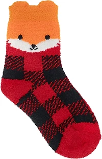 Magellan Youth Buffalo Check Fox Socks