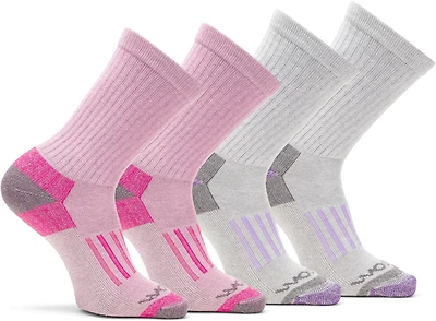 Wolverine Women’s Thermal Work Boot Crew Socks 4 Pack