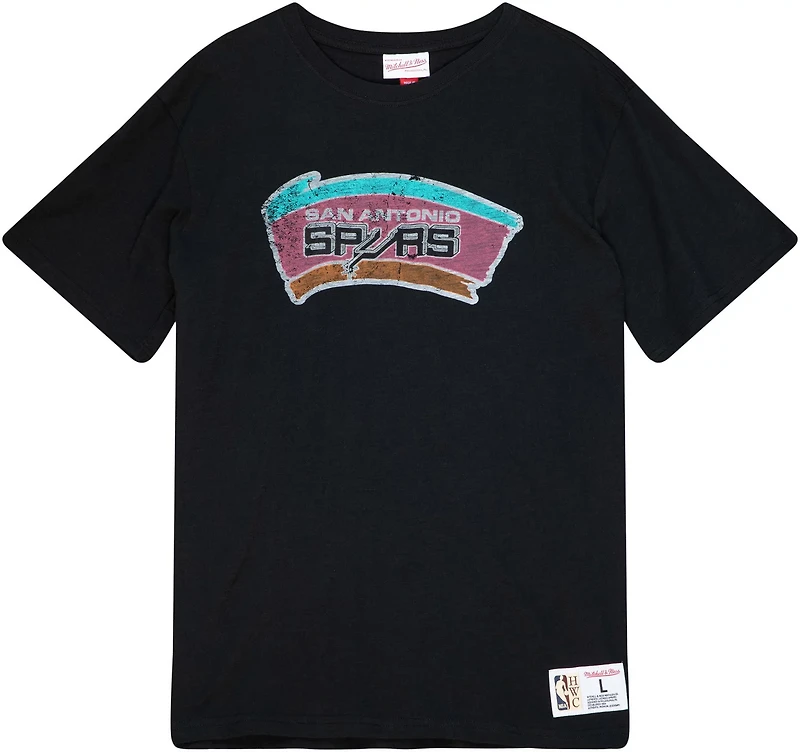 Mitchell & Ness Men's San Antonio Spurs Hardwood Marks Slub T-Shirt