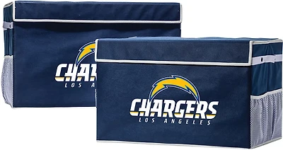 Franklin Los Angeles Chargers Collapsible Storage Footlocker Bin
