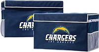 Franklin Los Angeles Chargers Collapsible Storage Footlocker Bin