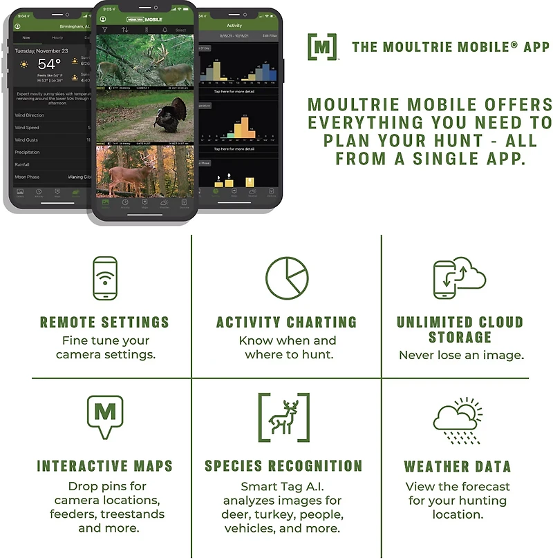 Moultrie EDGE Mobile Nationwide Cellular Trail Camera
